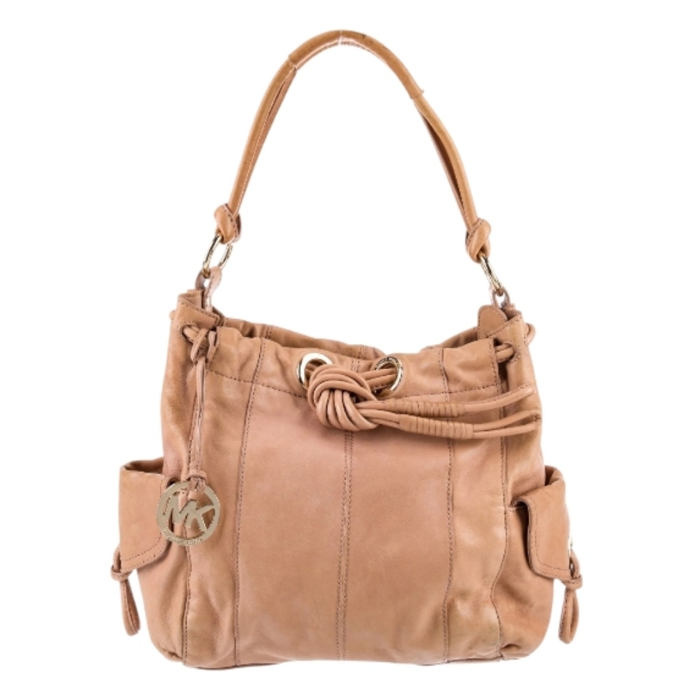 Michael Kors Tan Leather Hobo Shoulder Bag